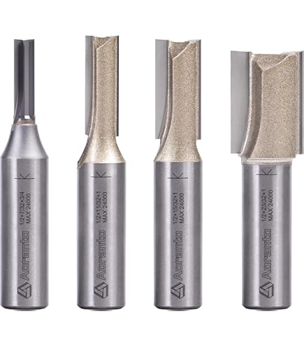 YONICO Router Bits Dado Straight Bit Undersize Plywood 23/32-Inch